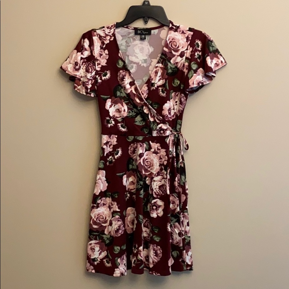 Short sleeve floral dress